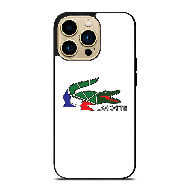 LACOSTE LOGO MOZAIC iPhone 14 Pro Max Case Cover
