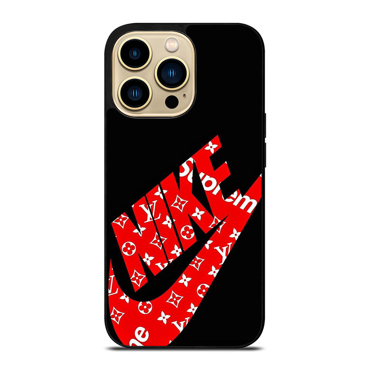 NIKE LV LOUIS VUITTON LOGO iPhone 14 Pro Max Case Cover