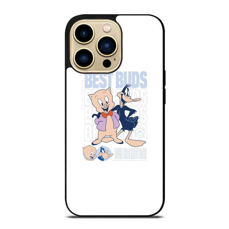 PORKY PIG AND DAFFY DUCKS BEST BUDS iPhone 14 Pro Max Case Cover