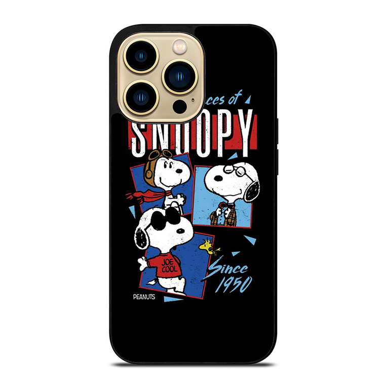 SNOOPY FACES THE PEANUTS CARTOON iPhone 14 Pro Max Case Cover