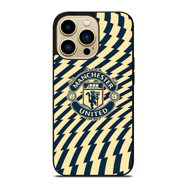 THE RED DEVILS FOOTBALL CLUB MANCHESTER UNITED FC LOGO iPhone 14 Pro Max Case Cover