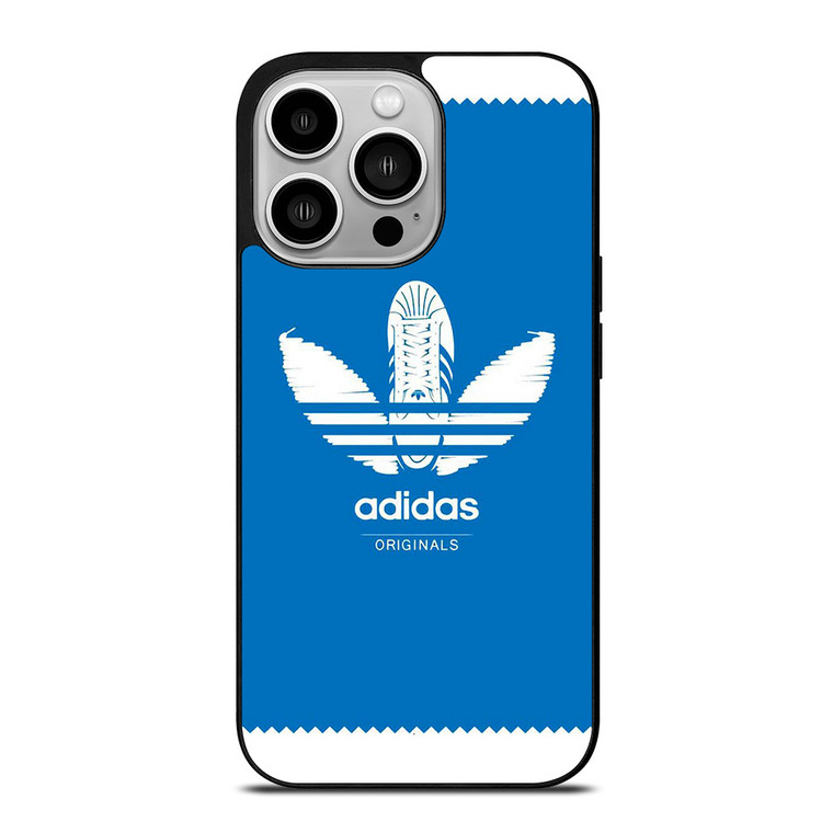 ADIDAS LOGO SHOES BLUE ORIGINALS iPhone 14 Pro Case Cover