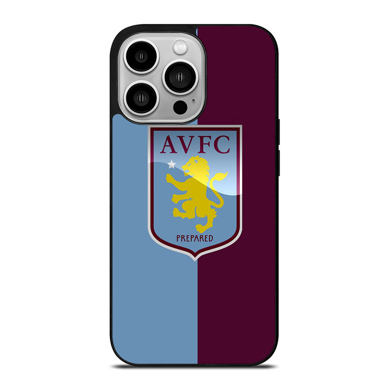 ASTON VILLA FC LOGO FOOTBALL CLUB iPhone 14 Pro Case Cover