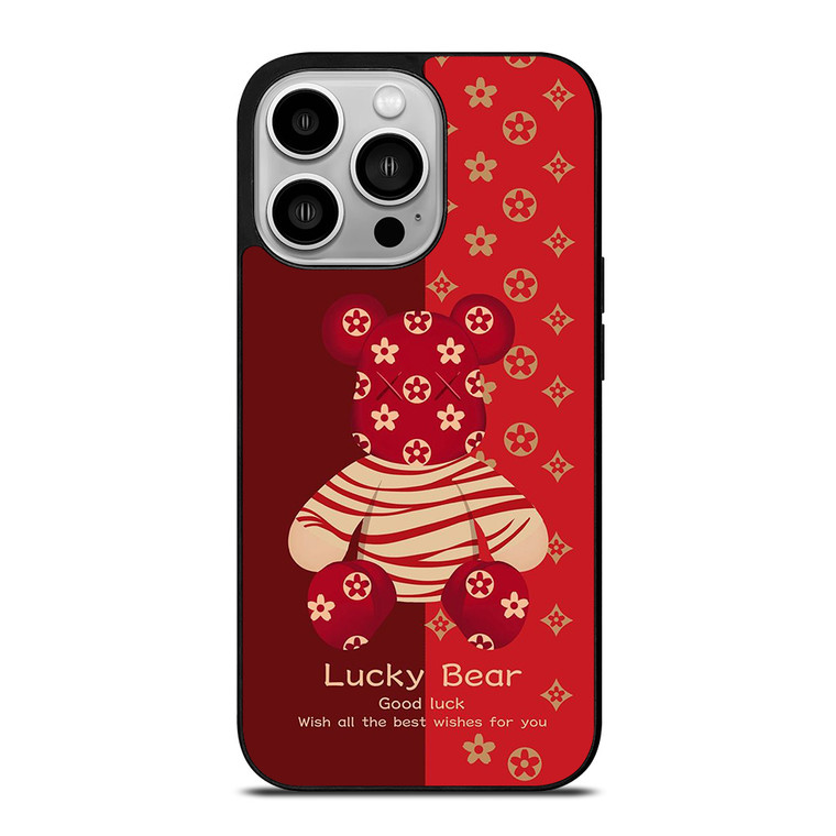 BEAR BRICK KAWS LUCKY iPhone 14 Pro Case Cover