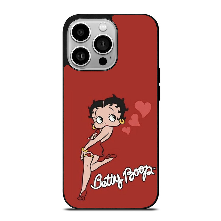 BETTY BOOP CARTOON LOVE iPhone 14 Pro Case Cover