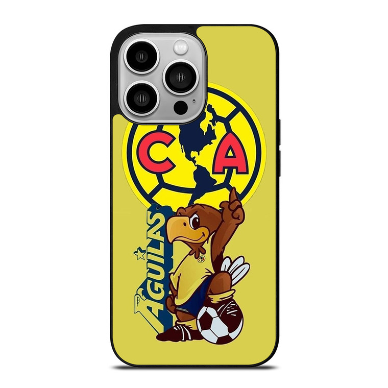 CLUB AMERICA AGUILAS FOOTBALL CLUB MASCOT iPhone 14 Pro Case Cover