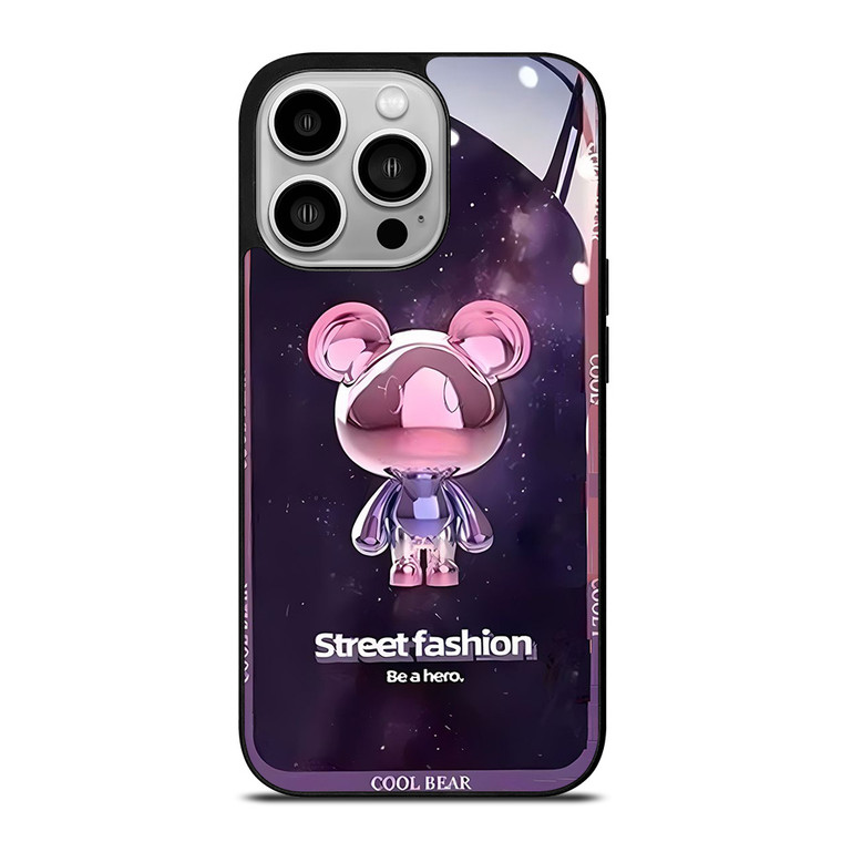 COOL BEAR STREET FASHION BE A HERO iPhone 14 Pro Case Cover