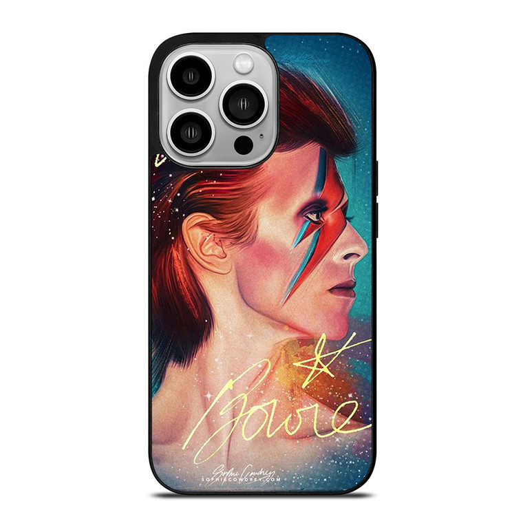 DAVID BOWIE SIGNATURE iPhone 14 Pro Case Cover