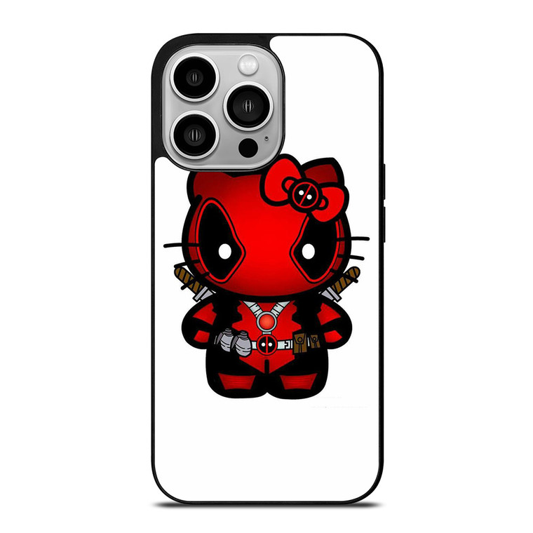HELLO KITTY DEADPOOL MARVEL iPhone 14 Pro Case Cover