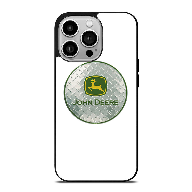 JOHN DEERE TRACTOR METAL LOGO iPhone 14 Pro Case Cover