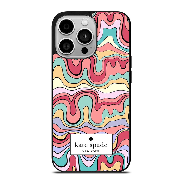 KATE SPADE NEW YORK ABSTRACT PAINTING iPhone 14 Pro Case Cover
