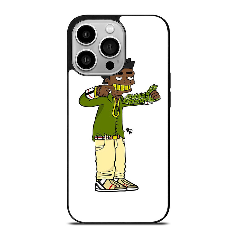 KODAK BLACK ART RAPPER MONEY iPhone 14 Pro Case Cover