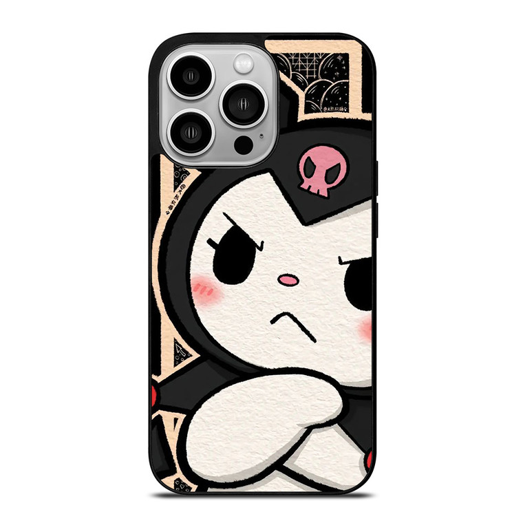 KUROMI SANRIO CARTOON MAD iPhone 14 Pro Case Cover