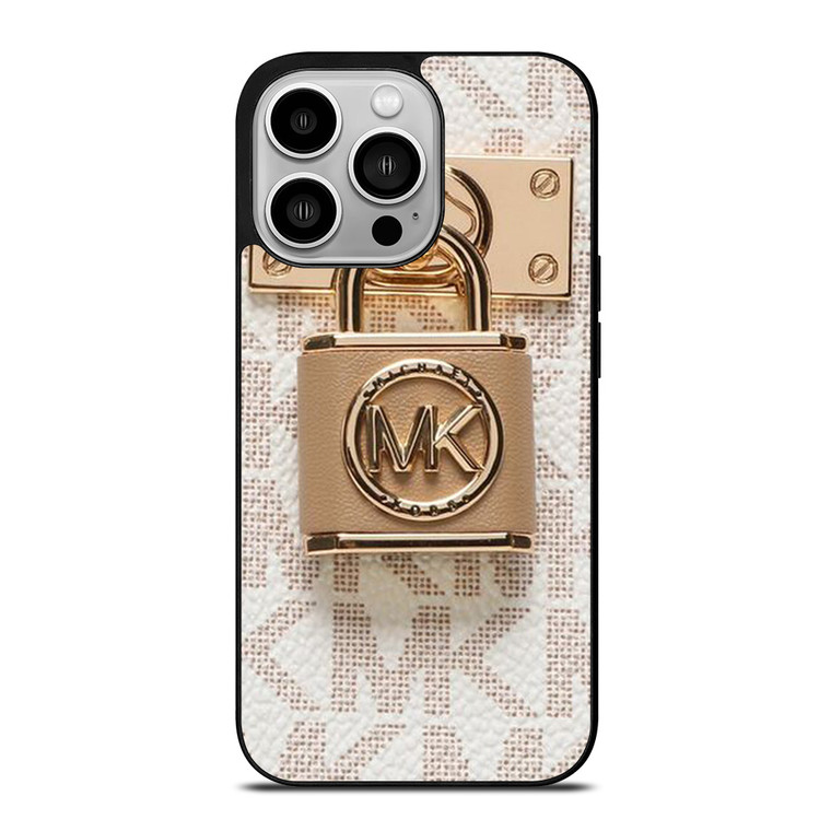 MICHAEL KORS LOGO MK PADLOCK 2 iPhone 14 Pro Case Cover