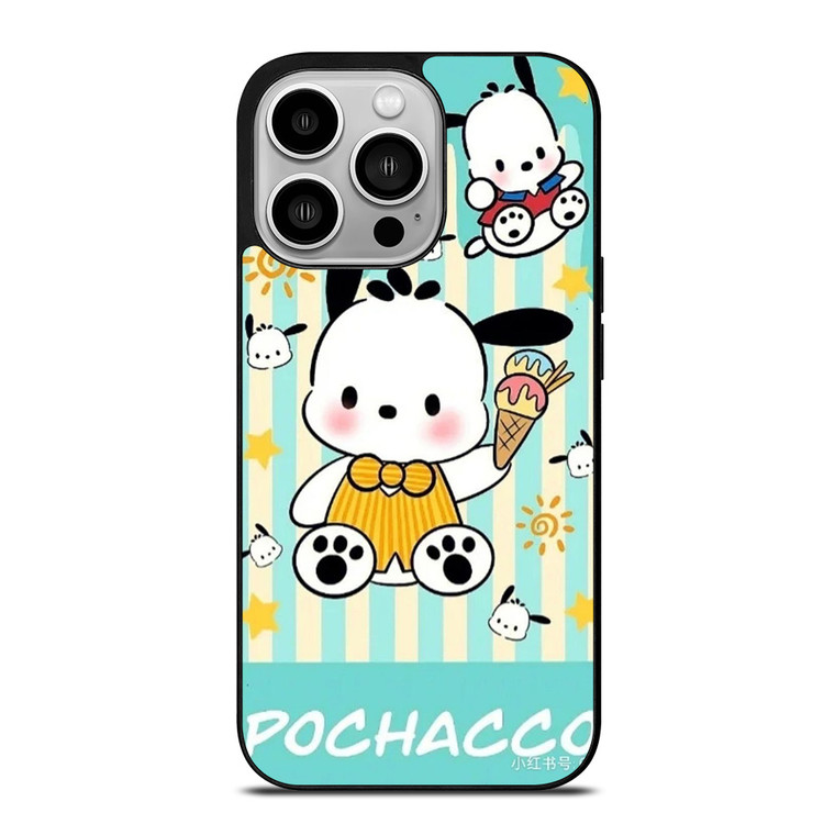 POCHACCO DOG ICE CREAM iPhone 14 Pro Case Cover