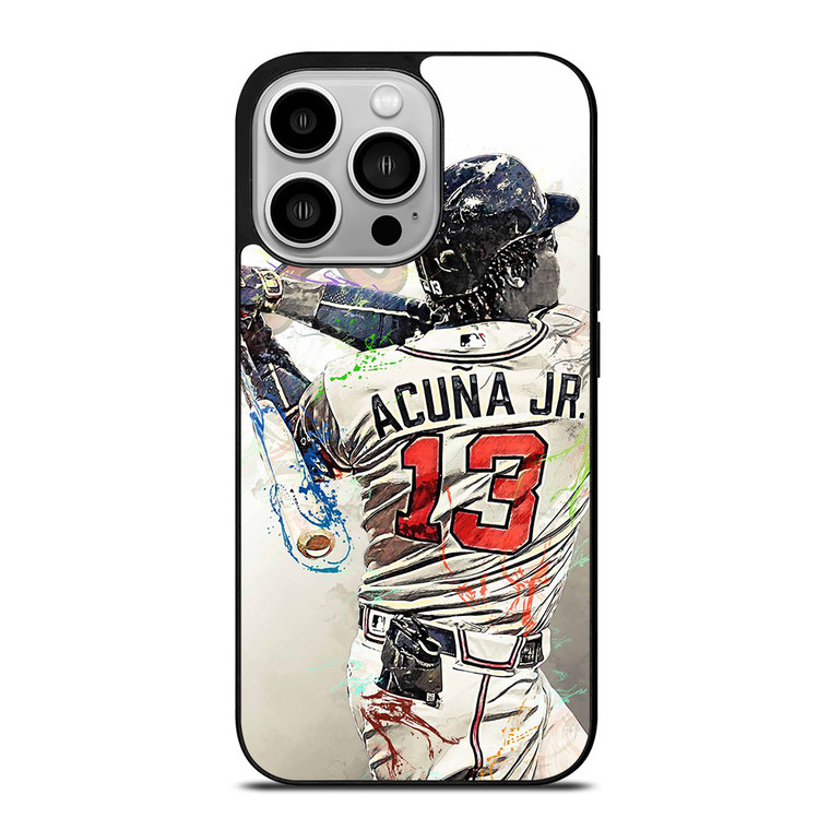RONALD ACUNA JR 13 ATLANTA BRAVES iPhone 14 Pro Case Cover