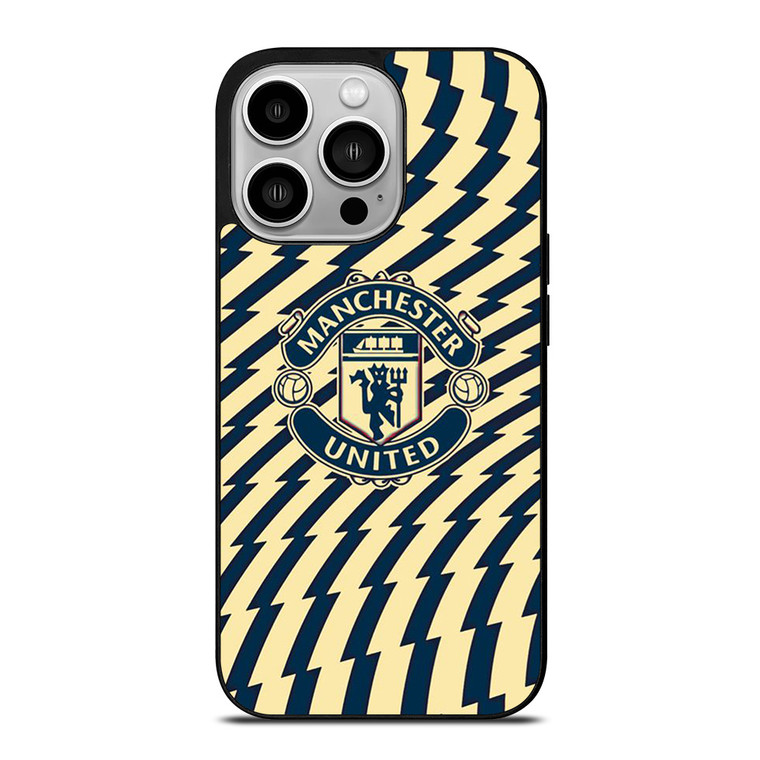 THE RED DEVILS FOOTBALL CLUB MANCHESTER UNITED FC LOGO iPhone 14 Pro Case Cover