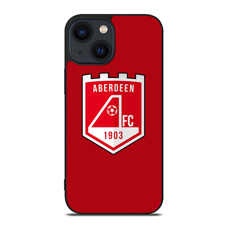ABERDEEN FC FOOTBALL CLUB LOGO SCOTLAND iPhone 14 Plus Case Cover