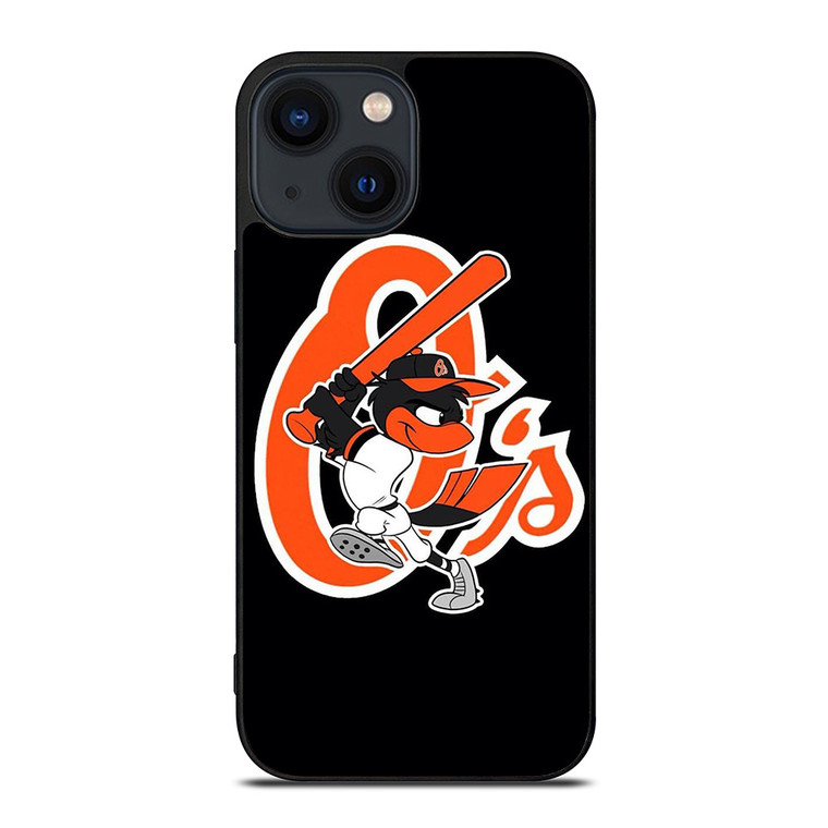 BALTIMORE ORIOLES LOGO BASEBALL TEAM MASCOT iPhone 14 Plus Case Cover