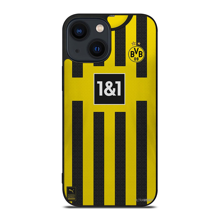 BORUSSIA DORTMUND BVB FOOTLBALL JERSEY iPhone 14 Plus Case Cover