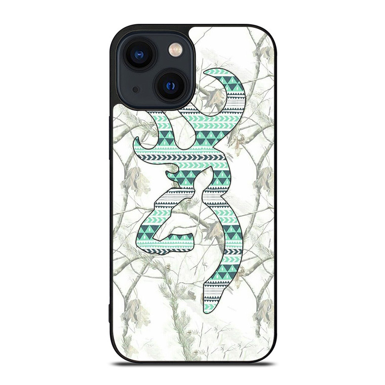 BROWNING LOGO CHEVRON GAL iPhone 14 Plus Case Cover