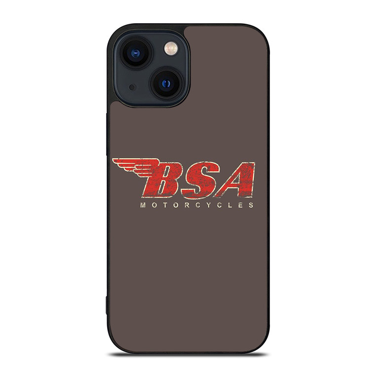 BSA MOTORCYCLE LOGO BRITISH ICON iPhone 14 Plus Case Cover