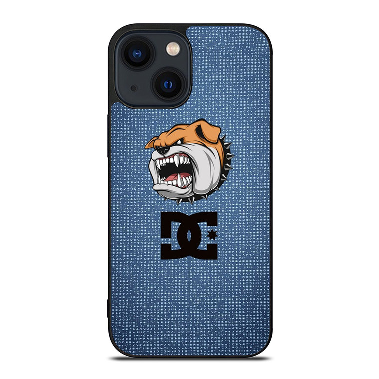DC SKATE SHOES LOGO BULL DOG iPhone 14 Plus Case Cover