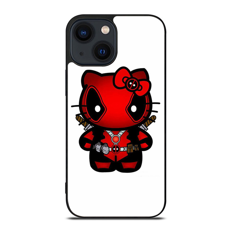 HELLO KITTY DEADPOOL MARVEL iPhone 14 Plus Case Cover