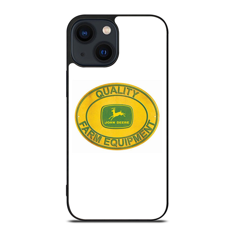 JOHN DEERE TRACTOR LOGO FARM EQUIPMENT iPhone 14 Plus Case Cover