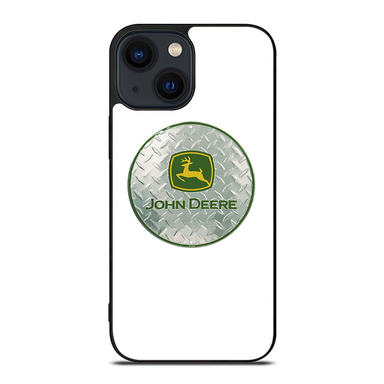 JOHN DEERE TRACTOR METAL LOGO iPhone 14 Plus Case Cover