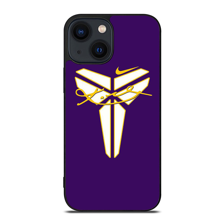 KOBE BRYANT BLACK MAMBA SIGNATURE NIKE iPhone 14 Plus Case Cover