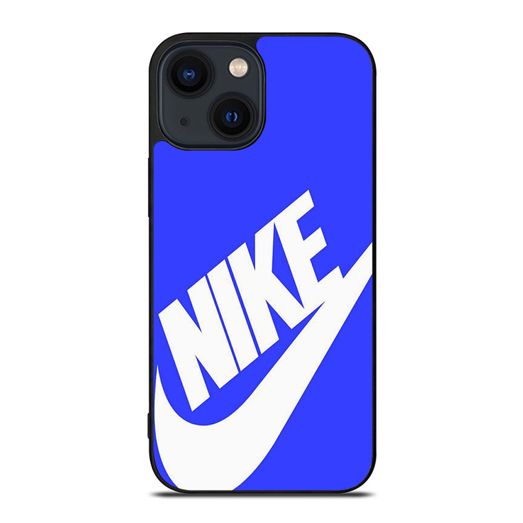 NIKE LOGO BLUE iPhone 14 Plus Case Cover