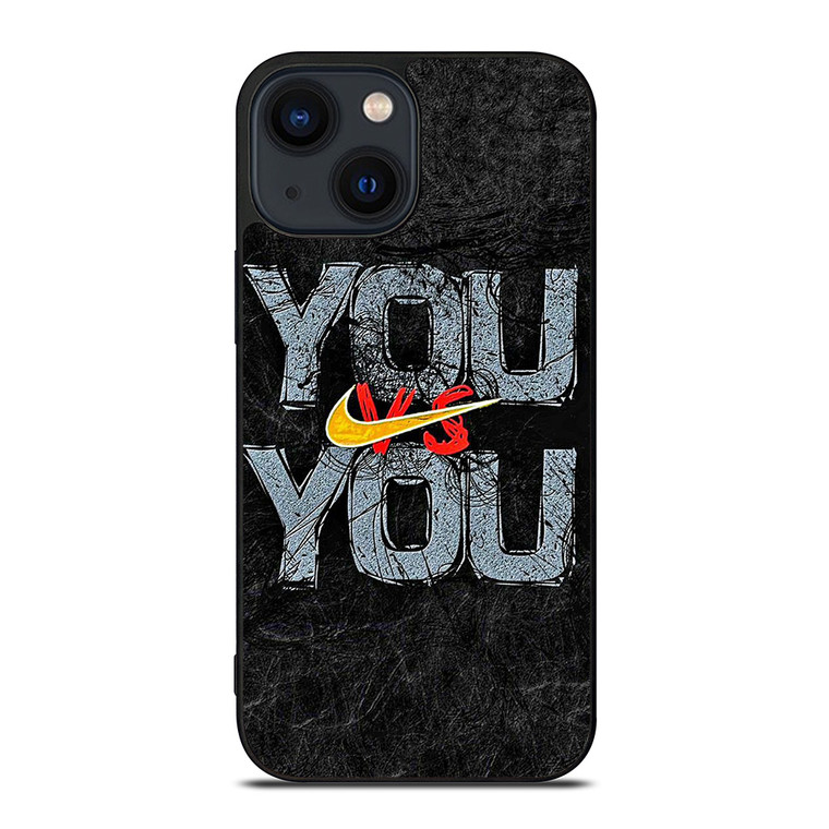 NIKE LOGO YOU VS YOU iPhone 14 Plus Case Cover