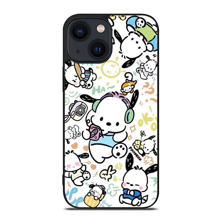 POCHACCO DOG CARTOON OK iPhone 14 Plus Case Cover