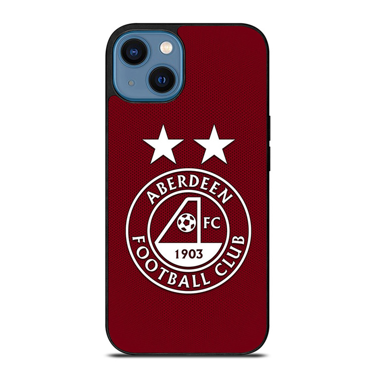 ABERDEEN FC LOGO SCOTLAND FOOTBALL CLUB iPhone 14 Case Cover