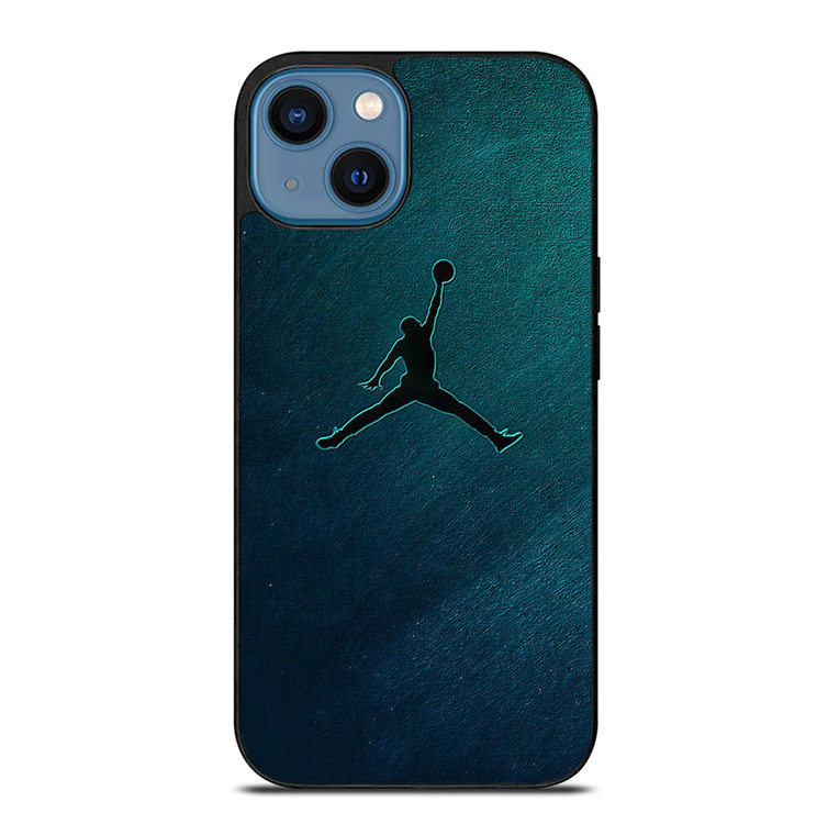 AIR JORDAN LOGO NIKE BLUE iPhone 14 Case Cover