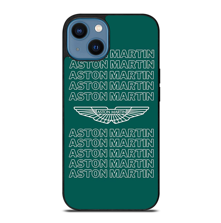 ASTON CAR LOGO GREEN iPhone 14 Case Cover