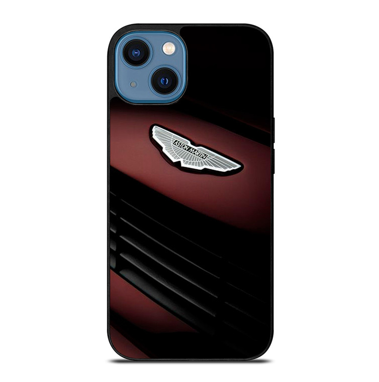 ASTON MARTIN RED CAR LOGO iPhone 14 Case Cover