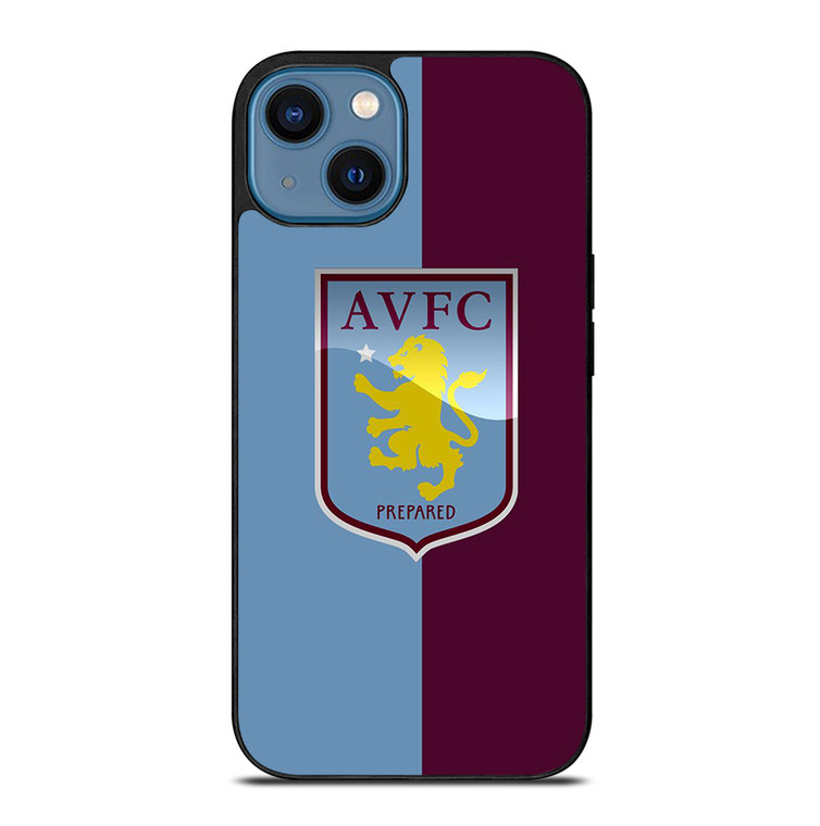 ASTON VILLA FC LOGO FOOTBALL CLUB iPhone 14 Case Cover