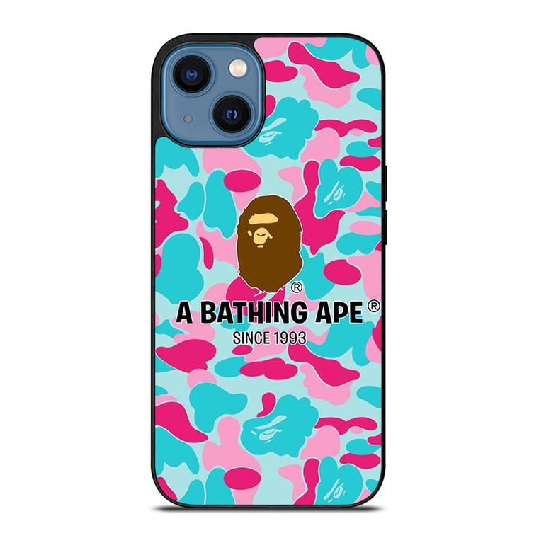 BAPE A BATHING APE CAMO iPhone 14 Case Cover