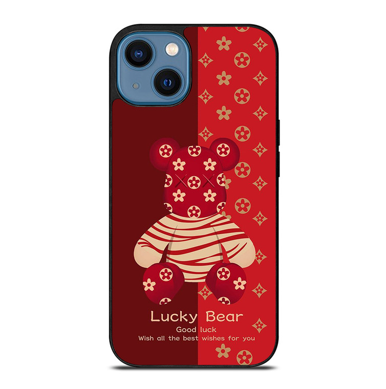 BEAR BRICK KAWS LUCKY iPhone 14 Case Cover