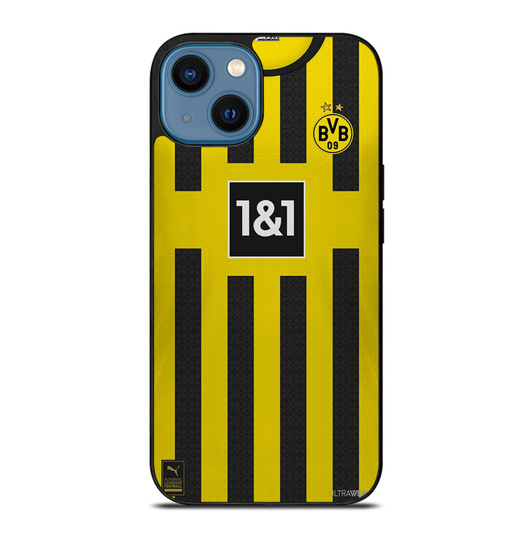 BORUSSIA DORTMUND BVB FOOTLBALL JERSEY iPhone 14 Case Cover