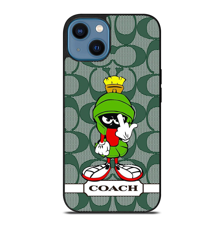 COACH NEW YORK LOGO MARVIN THE MARTIAN iPhone 14 Case Cover COACH NEW YORK LOGO MARVIN THE MARTIAN iPhone 14 Case Cover