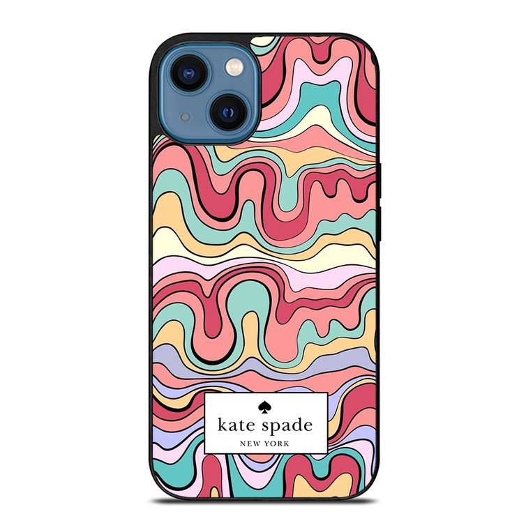 KATE SPADE NEW YORK ABSTRACT PAINTING iPhone 14 Case Cover