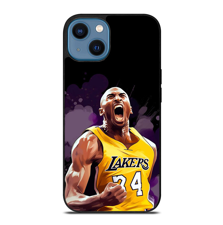 KOBE BRYANT 24 LA LAKERS iPhone 14 Case Cover