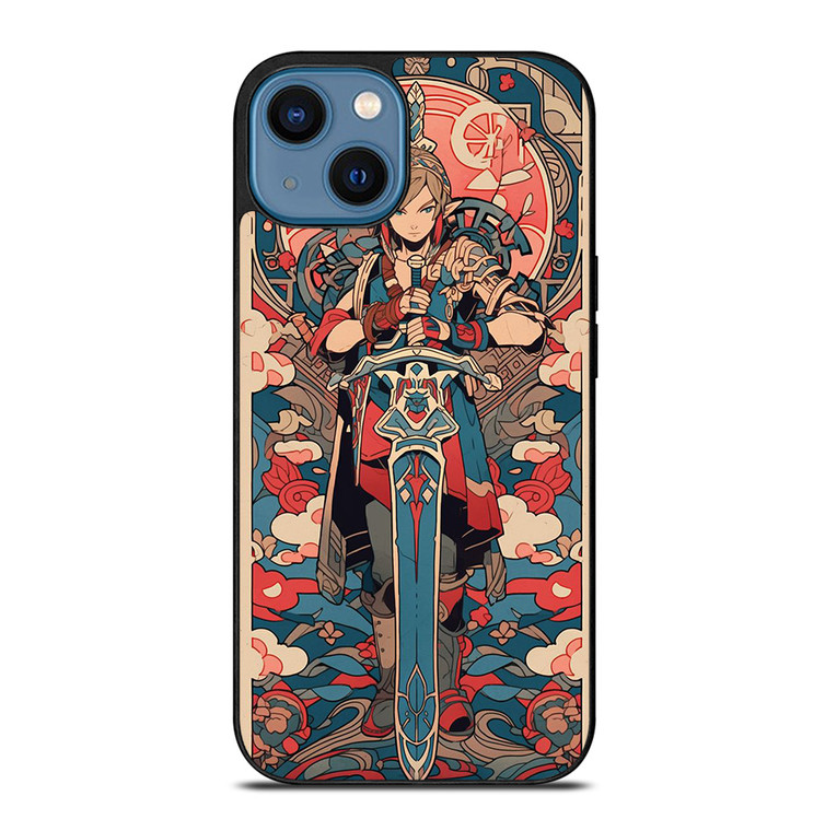 LEGEND OF ZELDA CARTOON ART iPhone 14 Case Cover