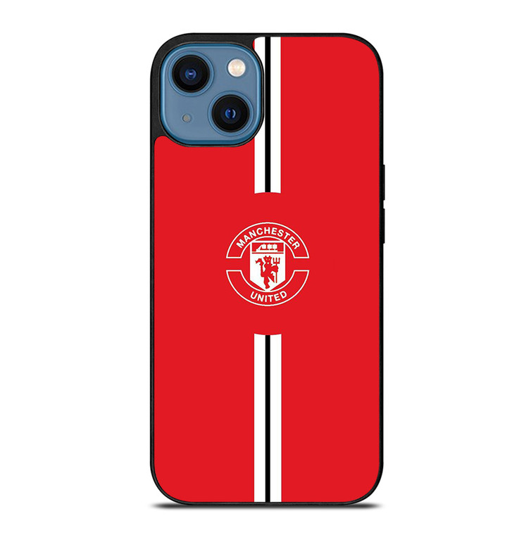 MANCHESTER UNITED FC LOGO FOOTBALL CLUB RED DEVILS ICON iPhone 14 Case Cover