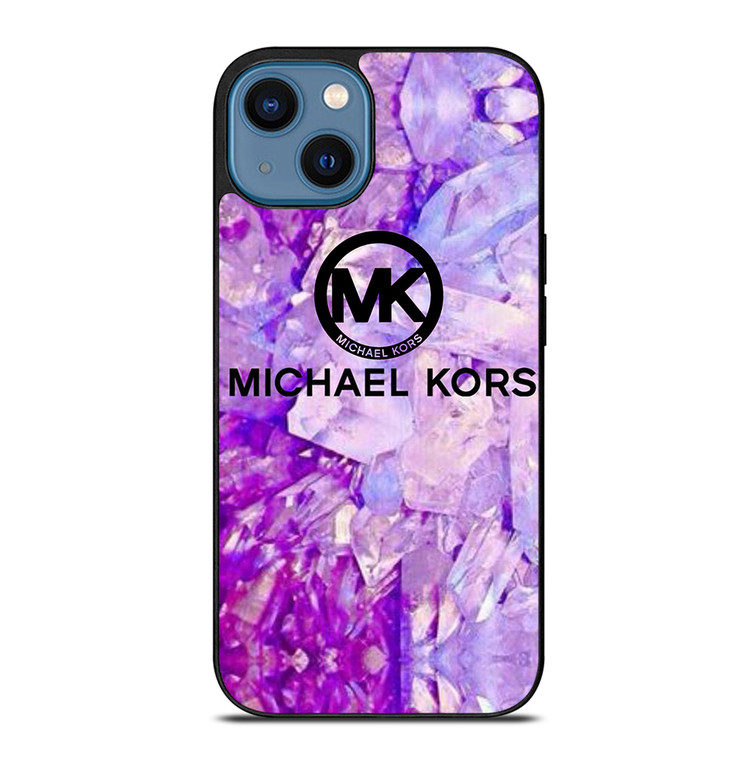 MICHAEL KORS MK LOGO EMERALD iPhone 14 Case Cover