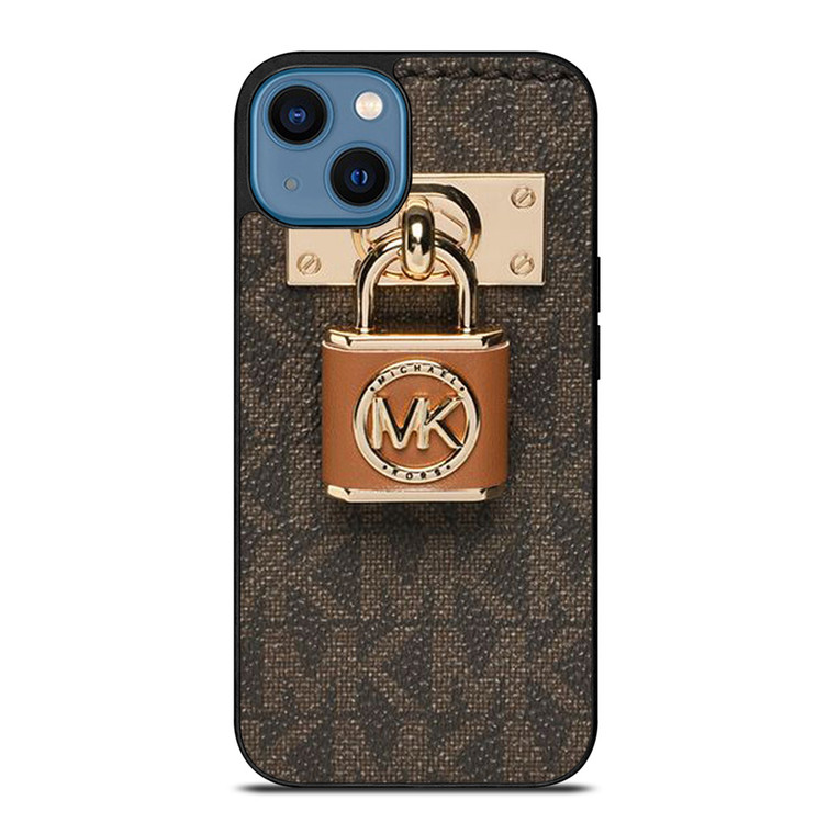MICHAEL KORS MK LOGO PADLOCK iPhone 14 Case Cover