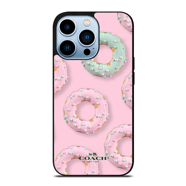 COACH NEW YORK LOGO DONUTS ICON iPhone 13 Pro Max Case Cover